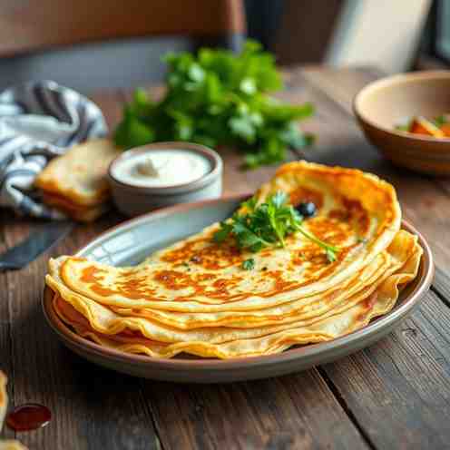 Kosovo Flija - Layered Pancake Recipe for Dinner